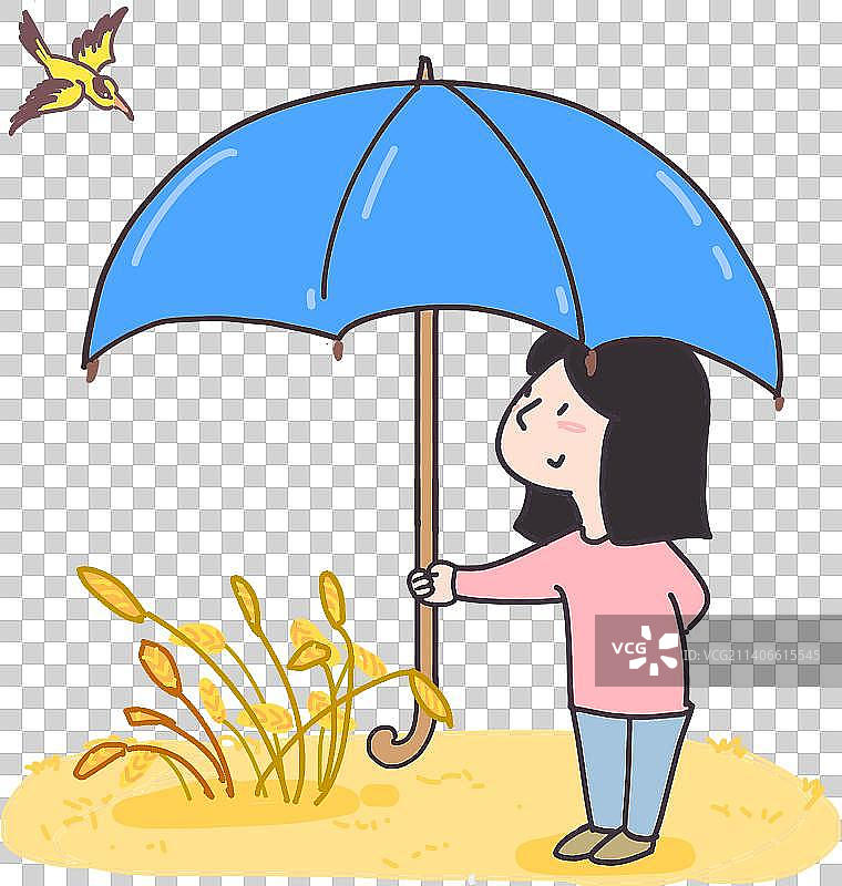 谷雨元素图片素材