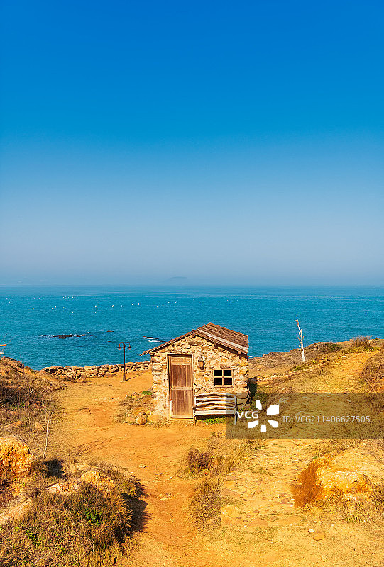 福建省漳州市漳浦县岗寮（外屿）小木屋春季户外风光图片素材