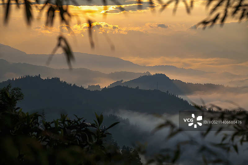 岜沙风光图片素材