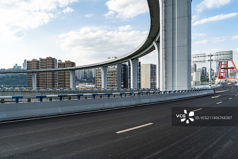 汽车广告背景图，高架桥公路图片素材