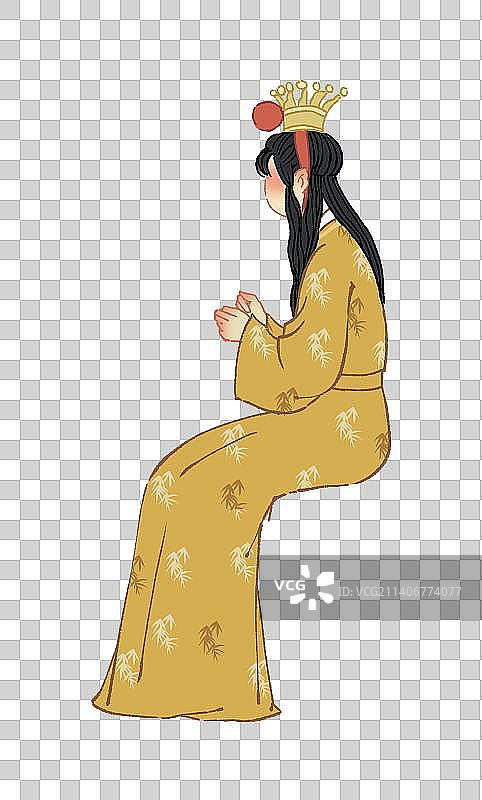 红楼梦金陵十二钗人物古风插画图片素材