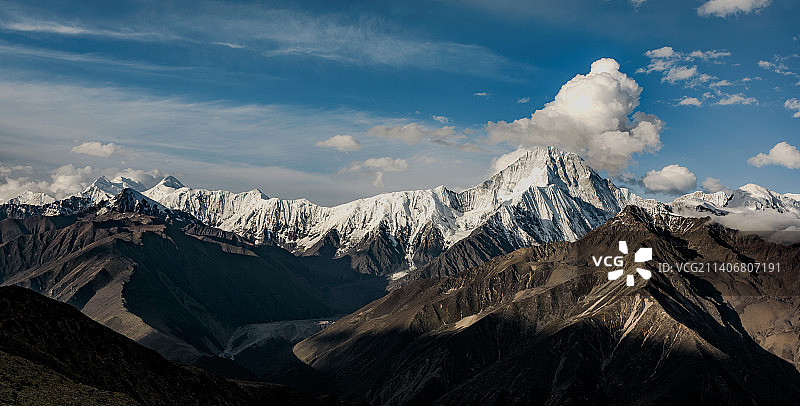 子梅垭口看贡嘎雪山图片素材