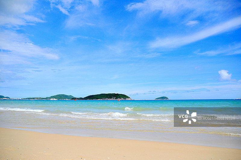 三亚亚龙湾的美丽风光图片素材