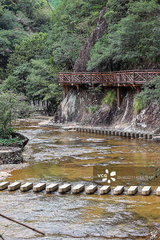福建宁德白水洋风光航拍图片素材