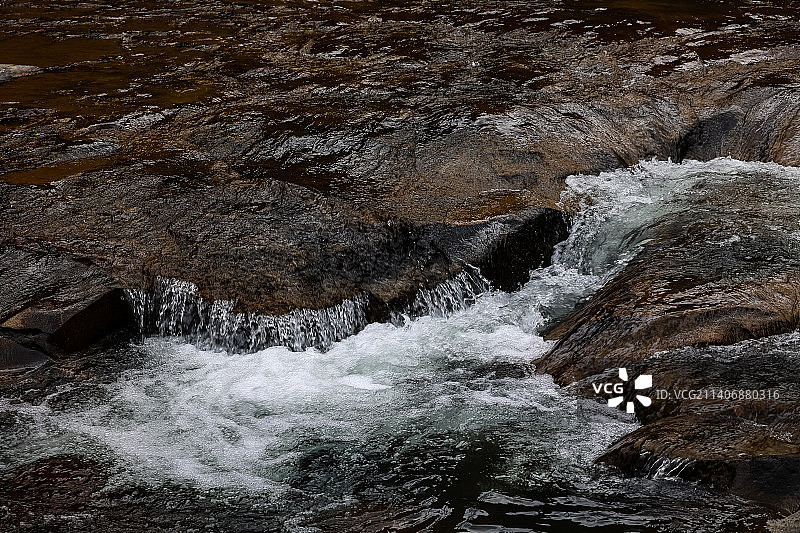福建宁德白水洋风光航拍图片素材