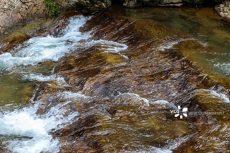 福建宁德白水洋风光航拍图片素材