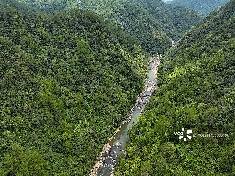 福建宁德白水洋风光航拍图片素材