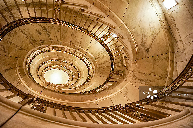 美国最高法院的旋梯图片素材