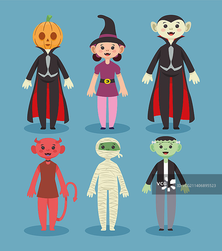 万圣节服装人物图片素材
