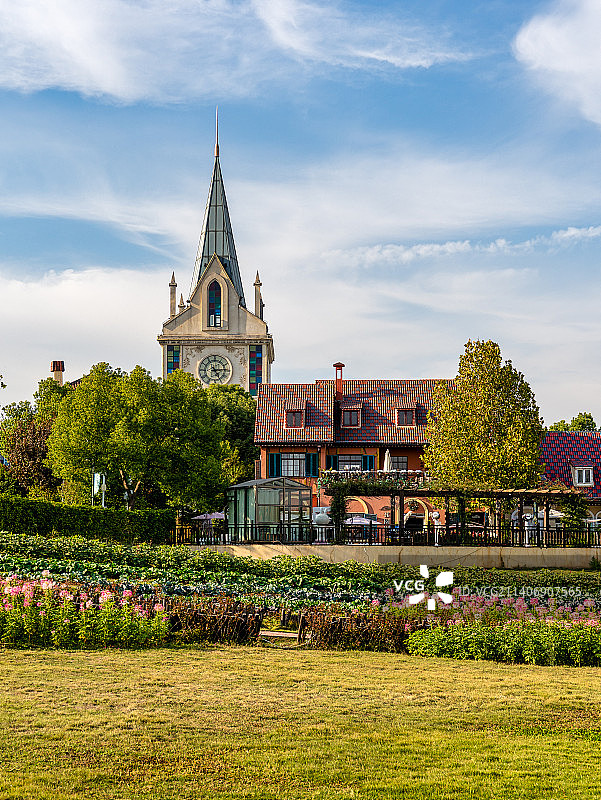 武汉花博汇欧式建筑图片素材