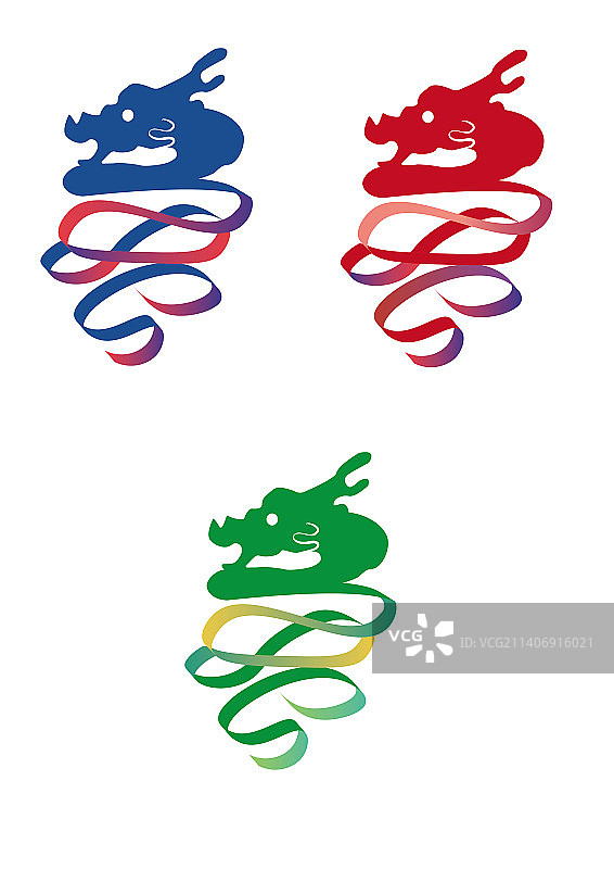 龙丝带图片素材