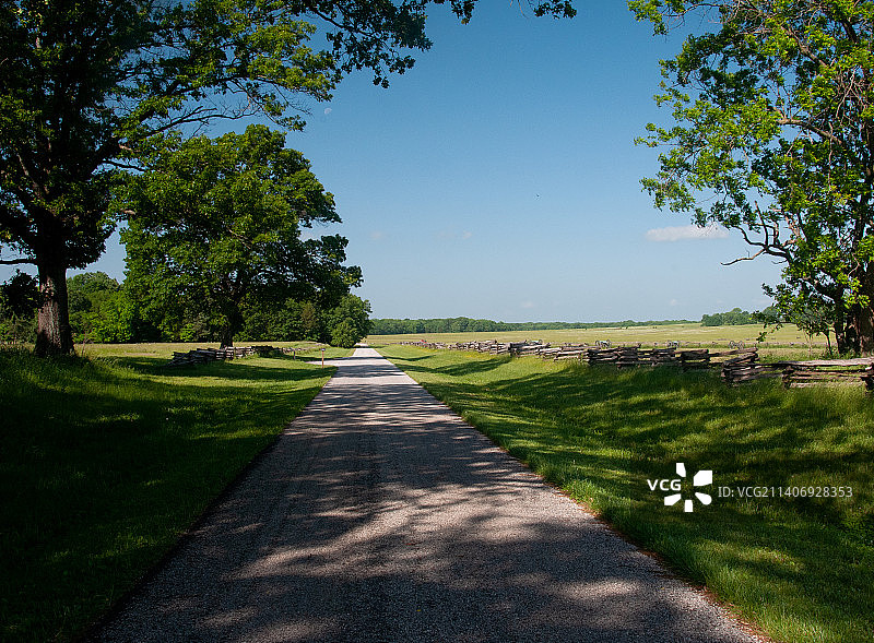 美国皮里奇国家军事公园的电报路图片素材