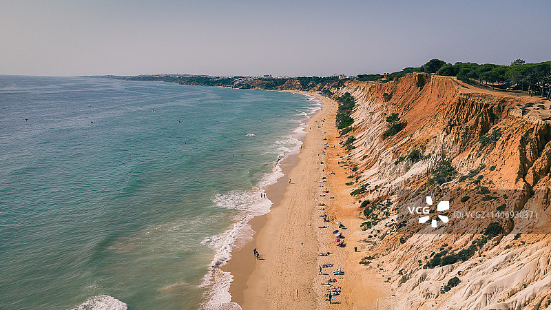 葡萄牙法鲁区海滩美景图片素材