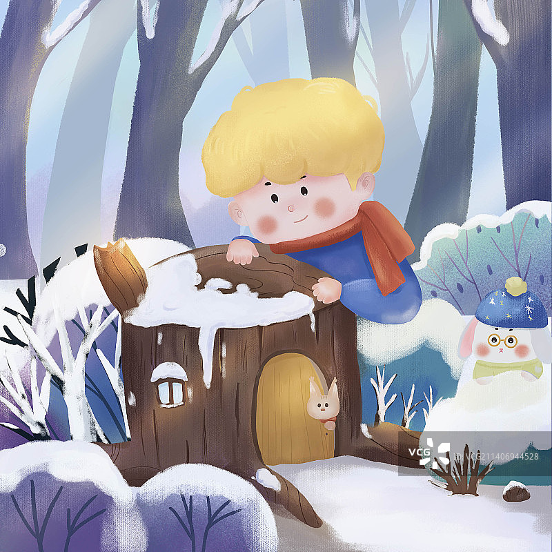 冬日童话图片素材