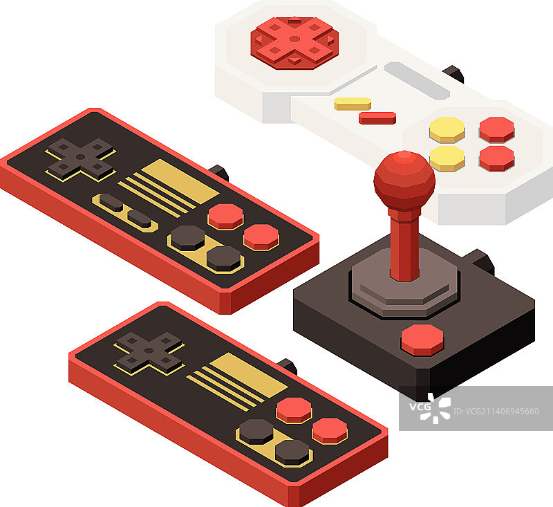 2.5D游戏控制器图片素材