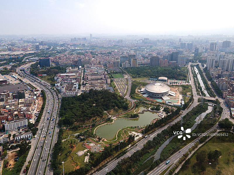 东莞厚街政务中心福神岗公园图片素材