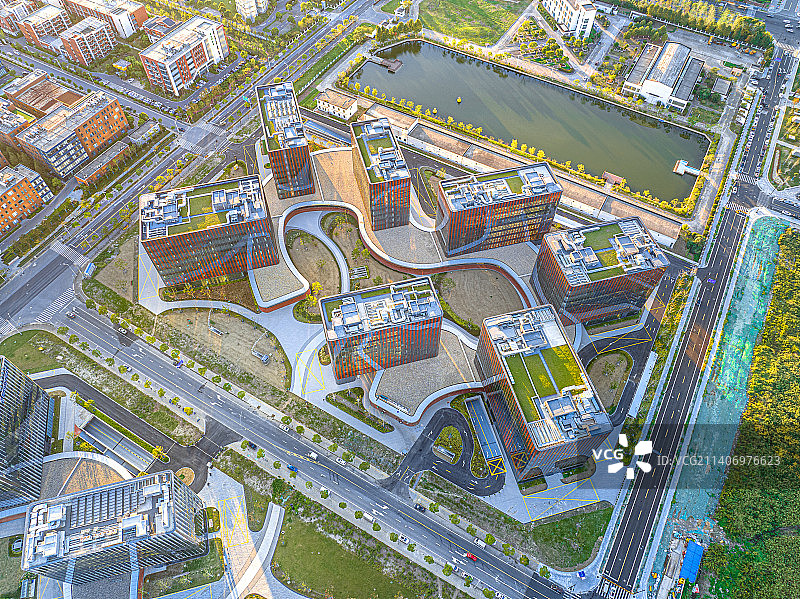 临港科技城 创新魔坊 高新技术产业园 研发楼 商务楼 临港新城 南汇新城图片素材