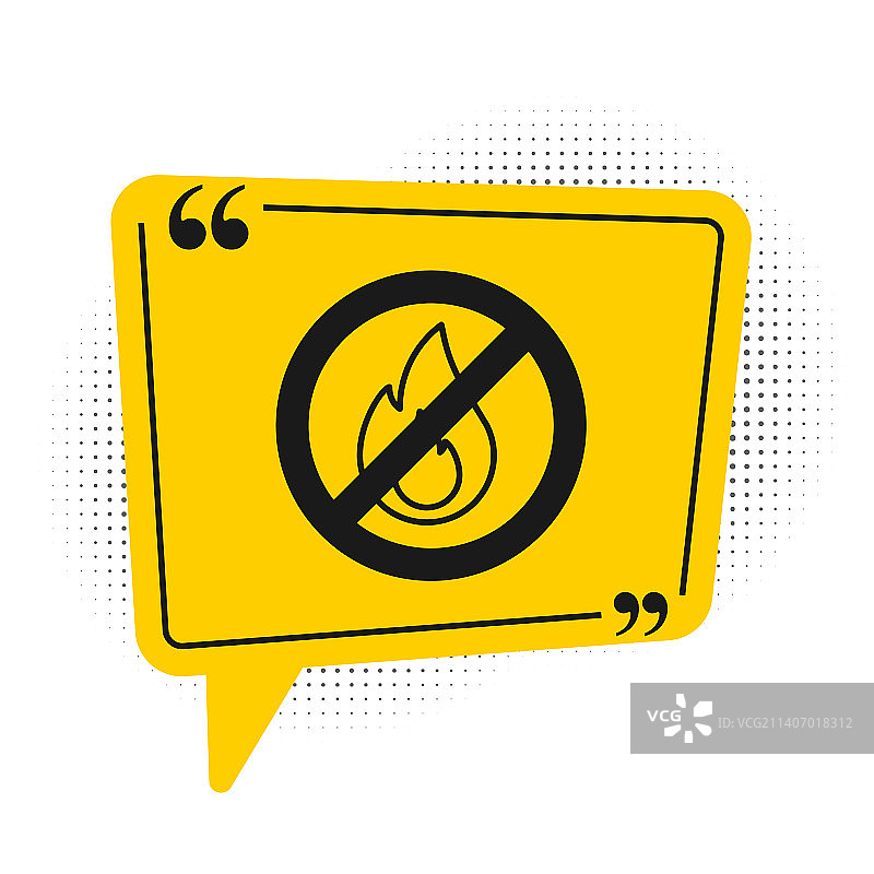 白色背景上的黑色禁止烟火图标图片素材