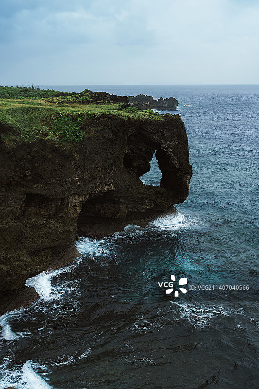 冲绳万座毛自然风光图片素材