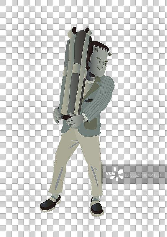 万圣节 科学怪人图片素材