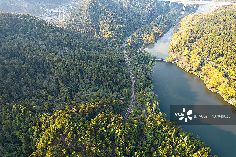 贵阳黔灵山公园黔灵湖图片素材