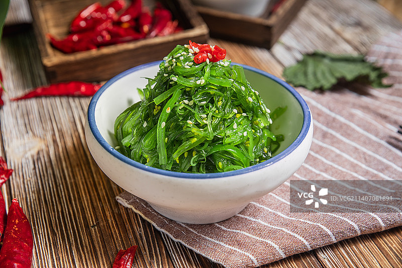 凉拌海草图片素材