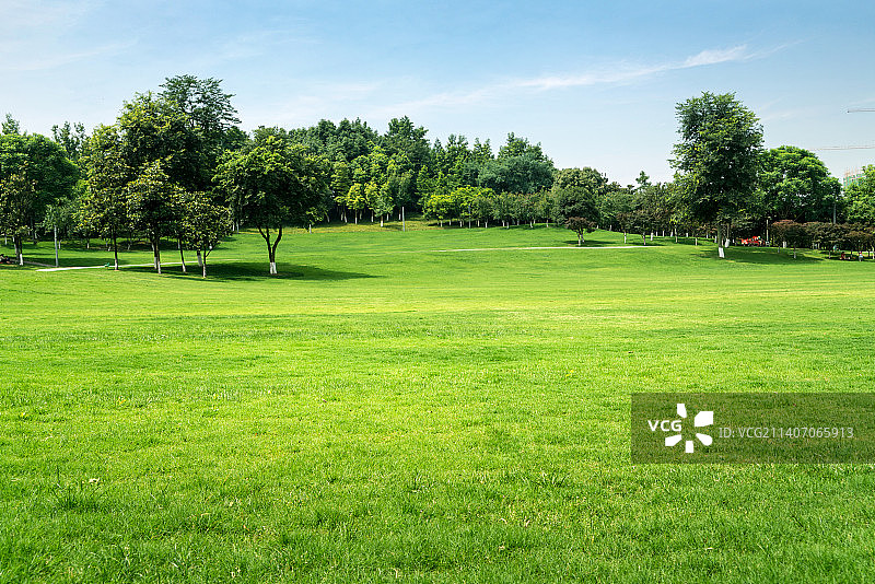 重庆渝北中央公园图片素材