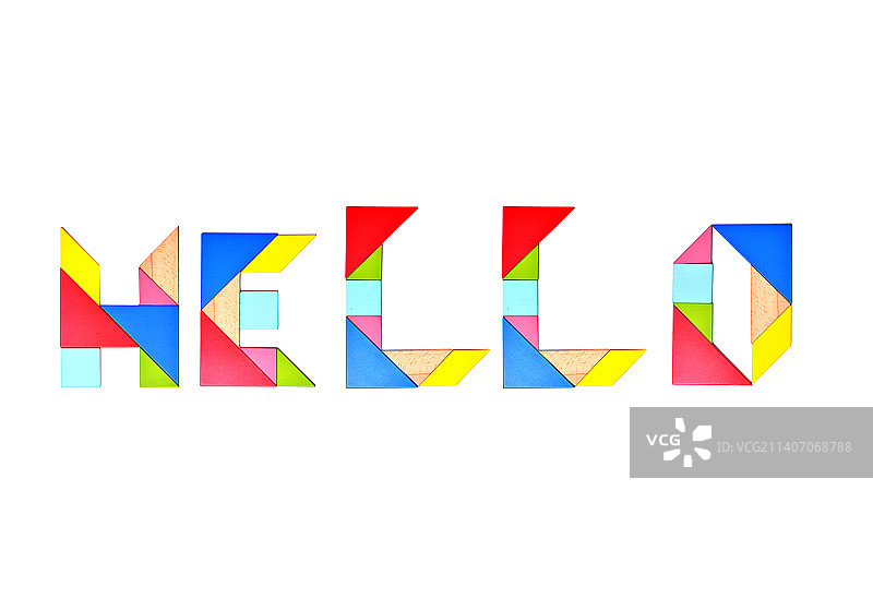 英文字母拼图图片素材