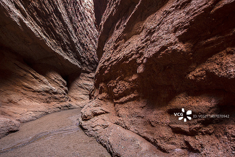 天山神秘大峡谷图片素材