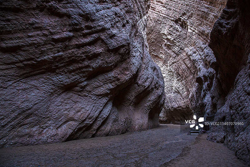 天山神秘大峡谷图片素材