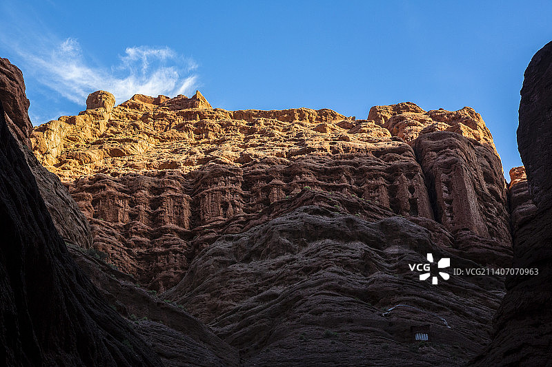 天山神秘大峡谷图片素材