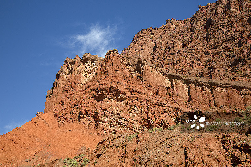 天山神秘大峡谷图片素材