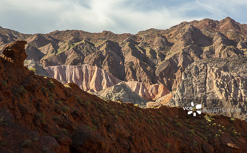天山神秘大峡谷图片素材