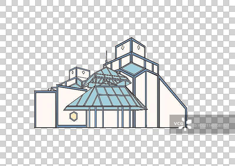 苏州城市地标建筑苏州博物馆图片素材