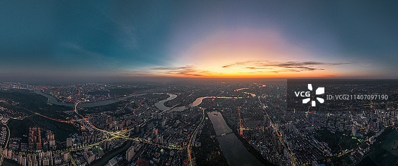 800米下的南宁图片素材