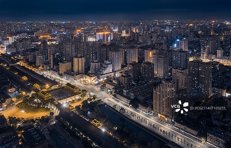 西安市朝阳门图片素材