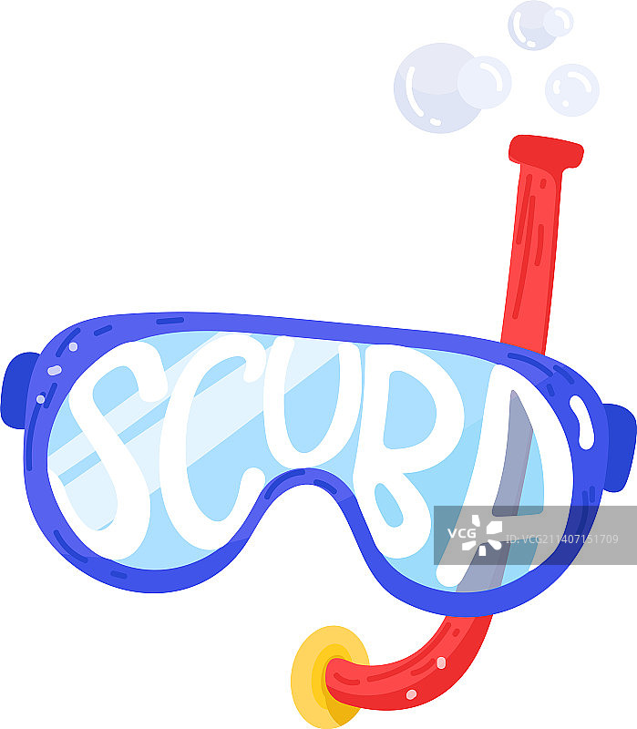 水肺潜水眼镜图片素材