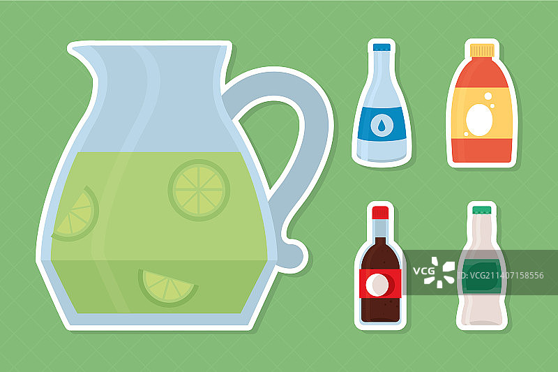 饮品图标合集图片素材