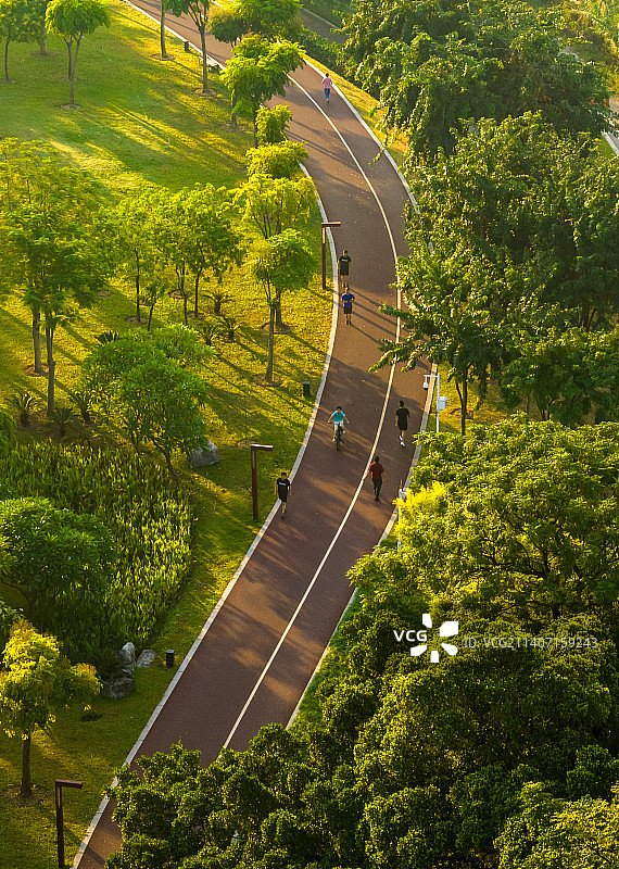 阳光跑道图片素材