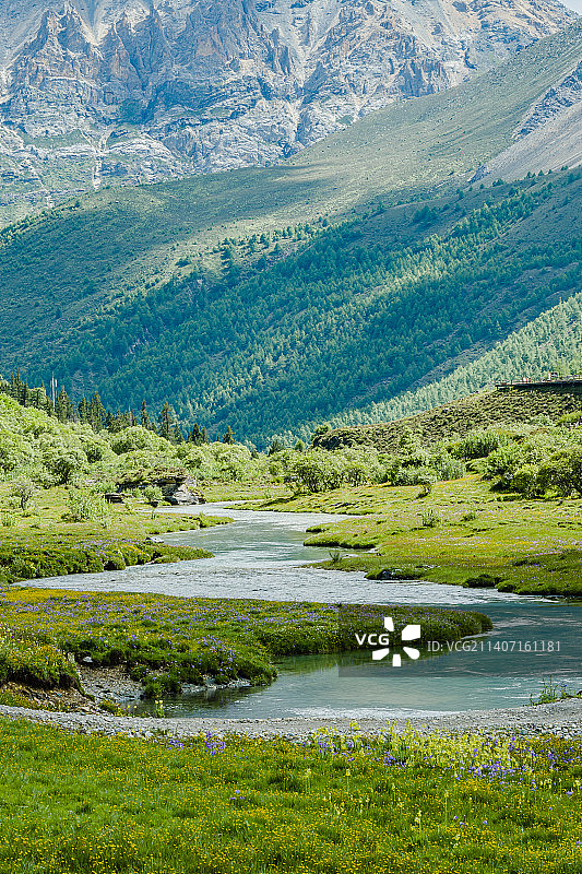 川西游记，这里的山川也曾是大海和湖泊图片素材