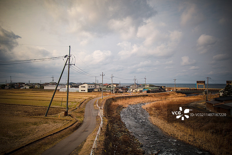 日本东北地区的秋天的风光图片素材