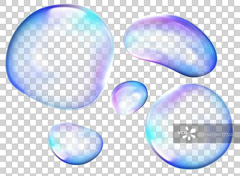 酸性气泡漂浮元素图片素材