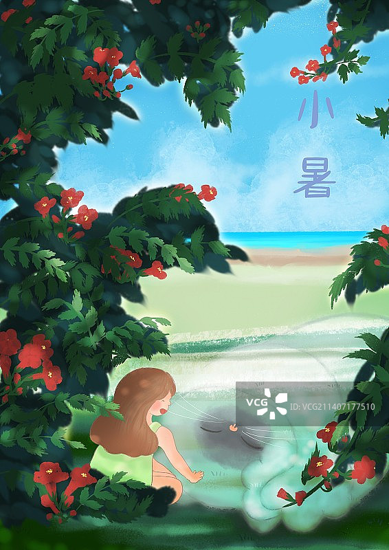 二十四节气 小暑图片素材