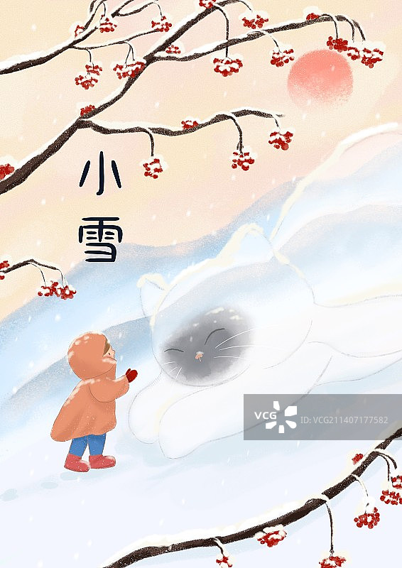 二十四节气 小雪图片素材