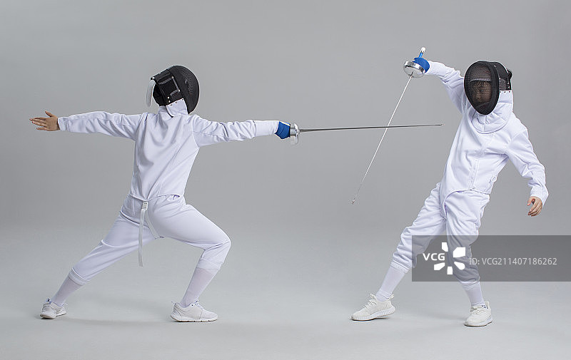 小击剑手对决赛图片素材