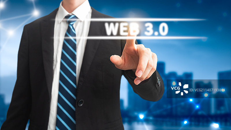 Web 3.0概念图片素材