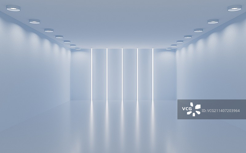 创意室内空间3D渲染图片素材