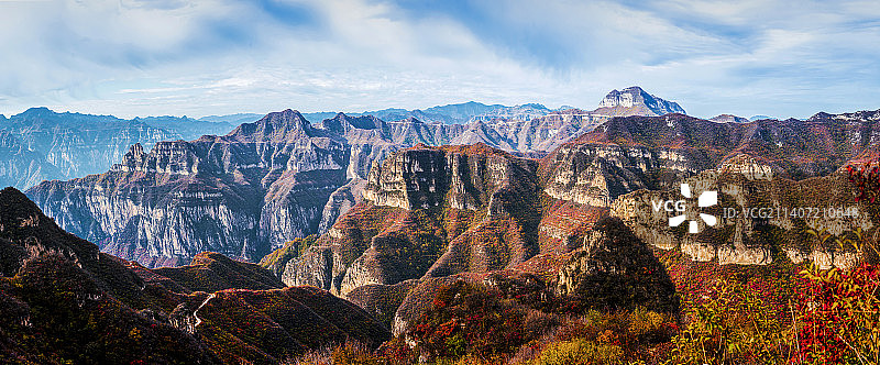 太行山秋色图片素材