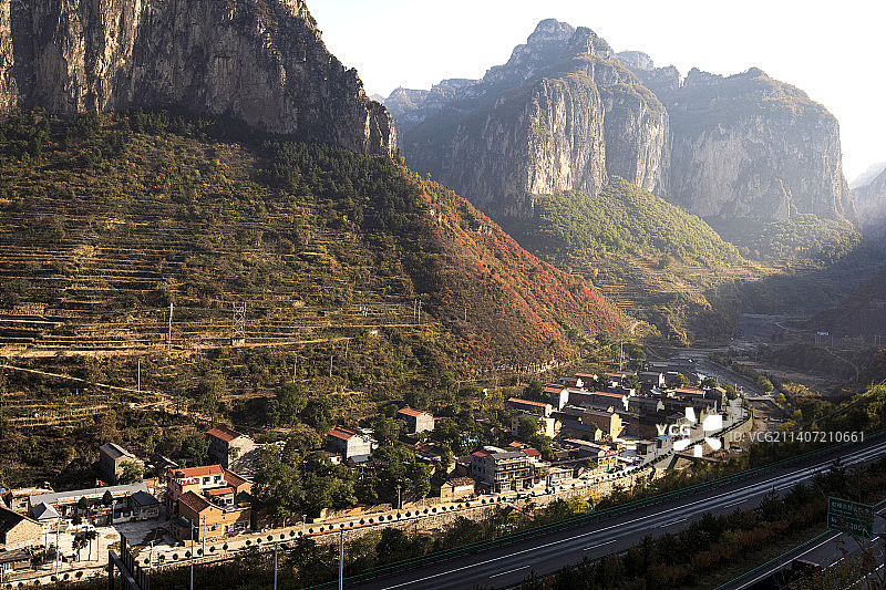 太行山秋色图片素材