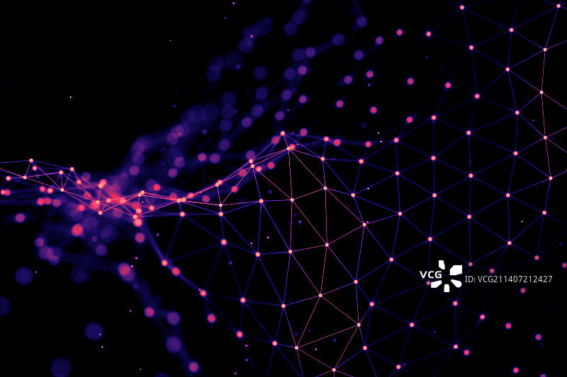 科技概念抽象线条图片素材